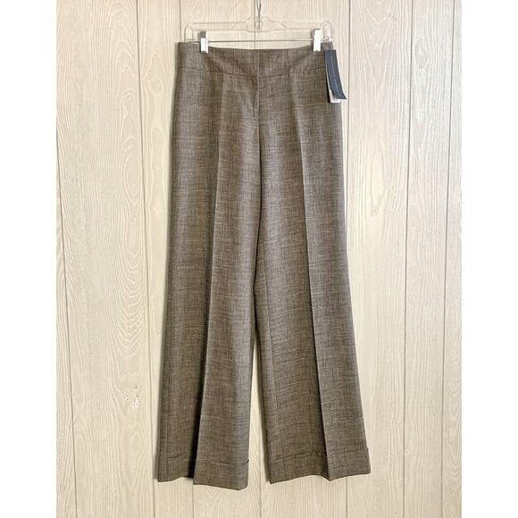 Classiques Entier Brown Multi Lexington Avenue Fit Straight Pant 2 NWT - Picture 2 of 6